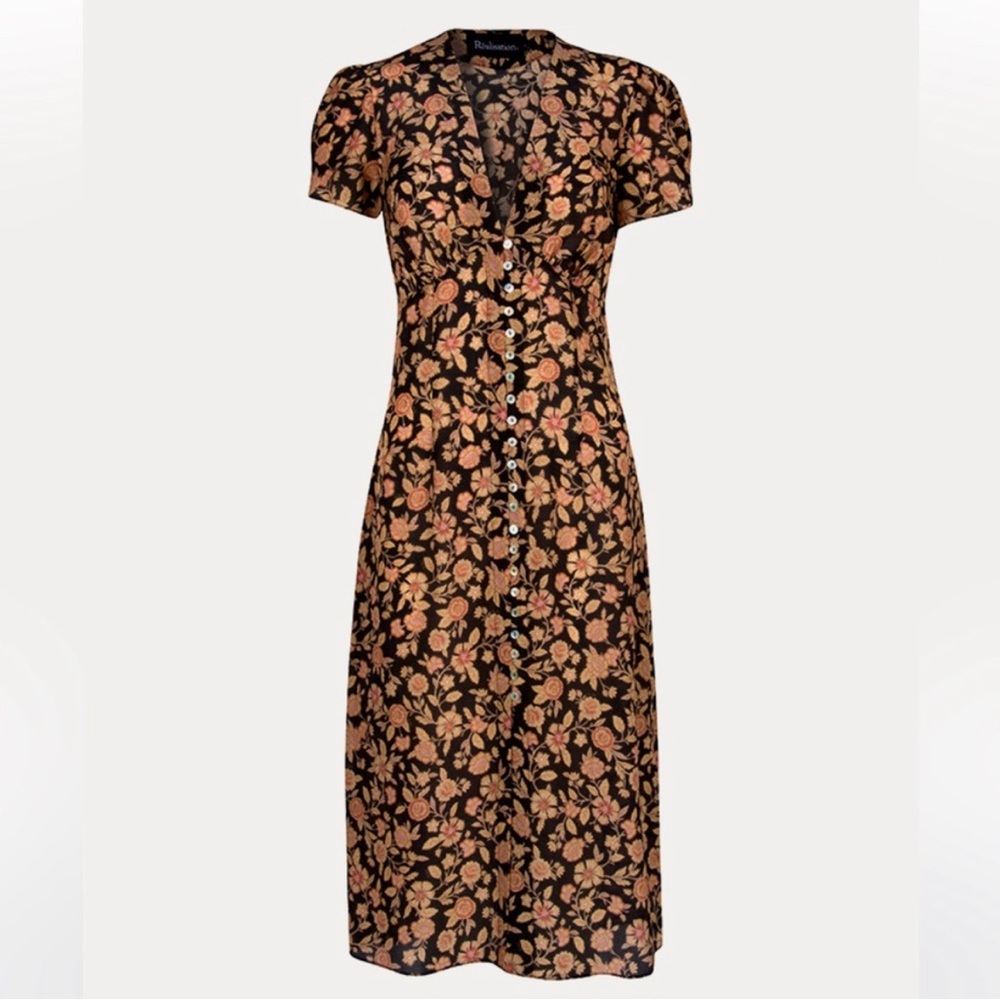 Realisation Par The Monica Dress in Fantasy, Small, BRAND NEW W TAGS, NWT!
